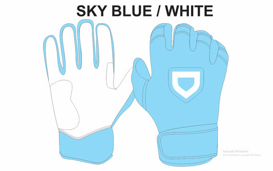 PRE-ORDER* Sky Blue “I Can Do All Things” Batting Gloves